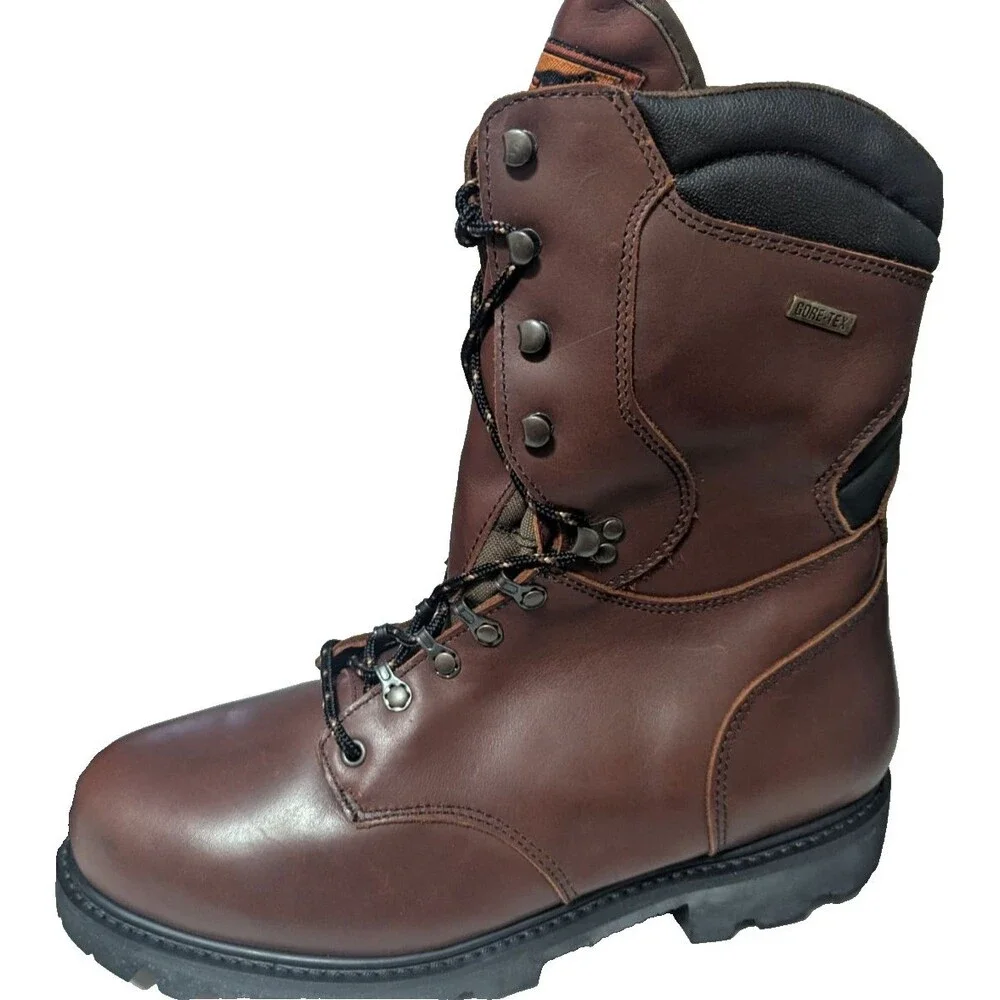 Irish Setter Men's Outdoor/Hunting Boots 14D Big Brown Style 898 VTG NWT